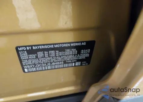 2018 BMW X2 Sdrive28I z USA, uszkodzony, nr VIN WBXYJ3C3XJEJ84846